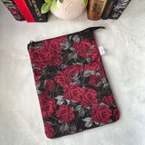 Dark Webs & Roses -  Zippered Book Sleeve