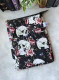 Skulls & Roses -  Zippered Book Sleeve